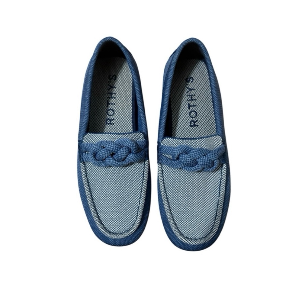 Rothy’s The Braid Driver in Chambray